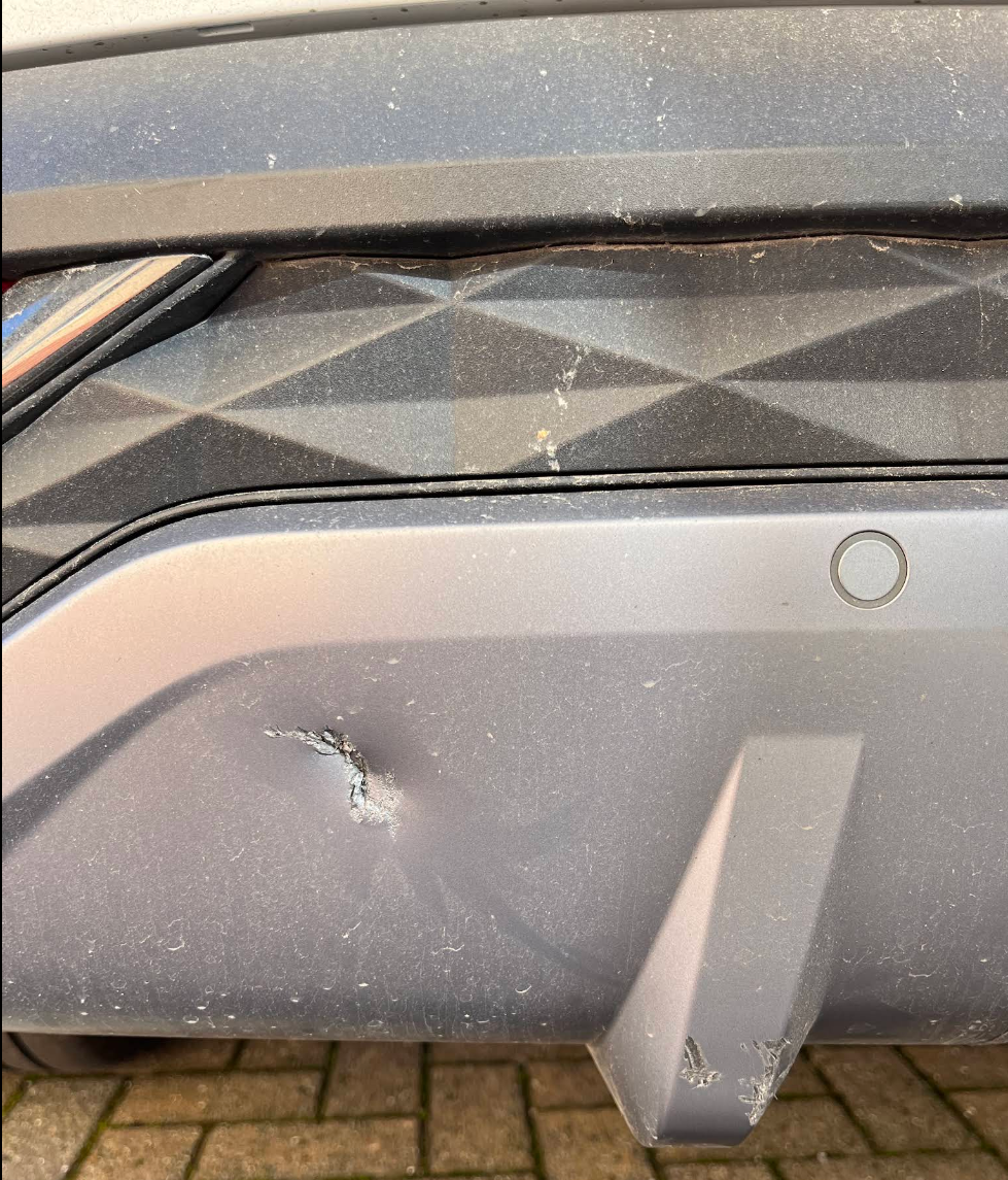 Bumper Damage Before